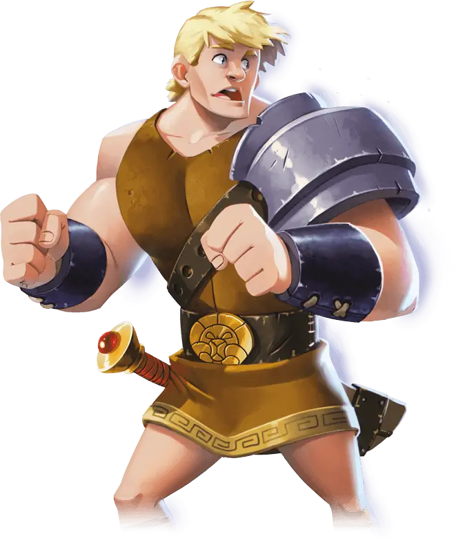 Illustration of a game Hero