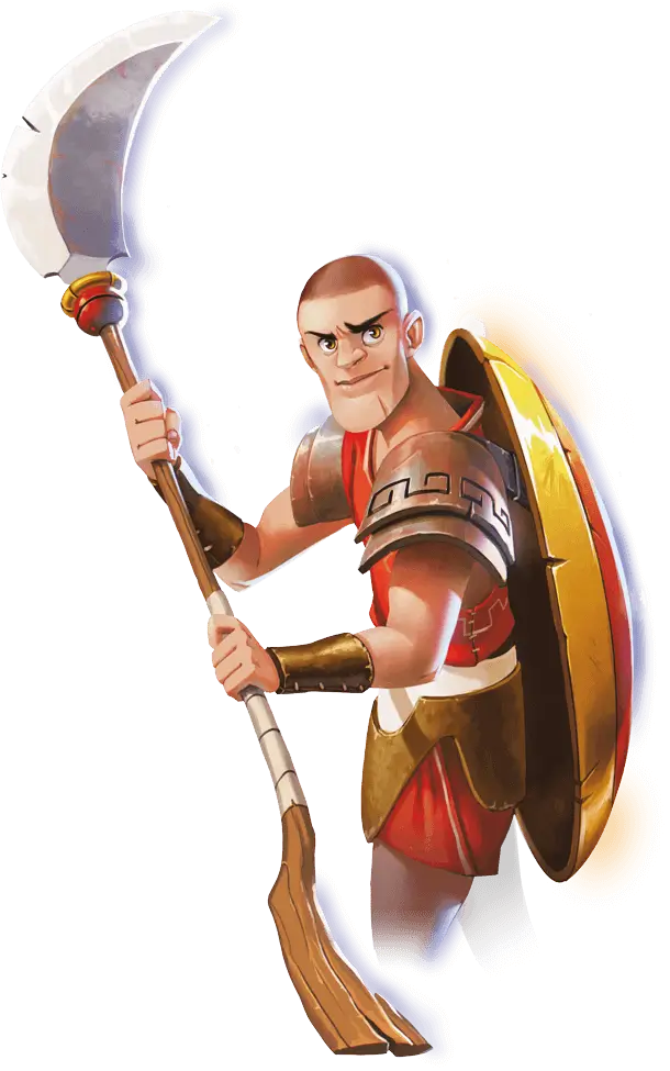Illustration of a game Hero